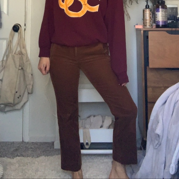 (SOLD) J.Crew Brown Corduroy Pants - Picture 4 of 4